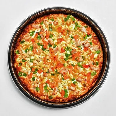 Tandoori Chicken Pizza at Pizza 64 fusion restaurant Leduc