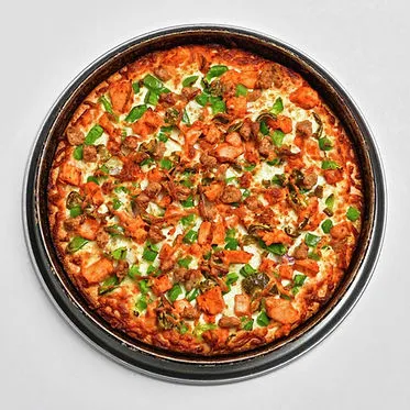 Paneer Pizza Indian fusion at Pizza 64 Leduc AB